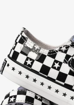 Conguitos Zapatillas Unisex Cuadros Lona Negro^ Zapatillas|Zapatillas