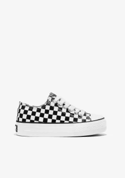 Conguitos Zapatillas Unisex Lona Negro Blanco B&W^ Zapatillas|Zapatillas