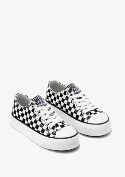 Conguitos Zapatillas Unisex Lona Negro Blanco B&W^ Zapatillas|Zapatillas
